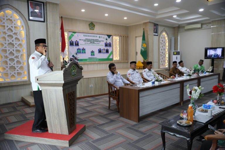 Kakanwil Kemenag Aceh Resmi Buka Bintek dan Launching Anugerah GTKPRESA 2025