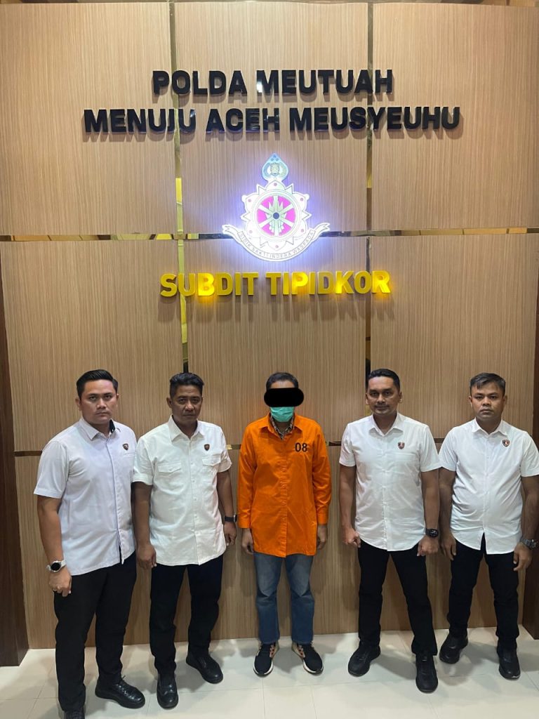 Polda Aceh Tahan Tersangka Korupsi Pengadaan Wastafel Sekolah