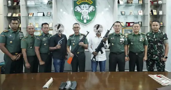 Pangdam Iskandar Muda Terima Tiga Senjata Api dari Warga Aceh