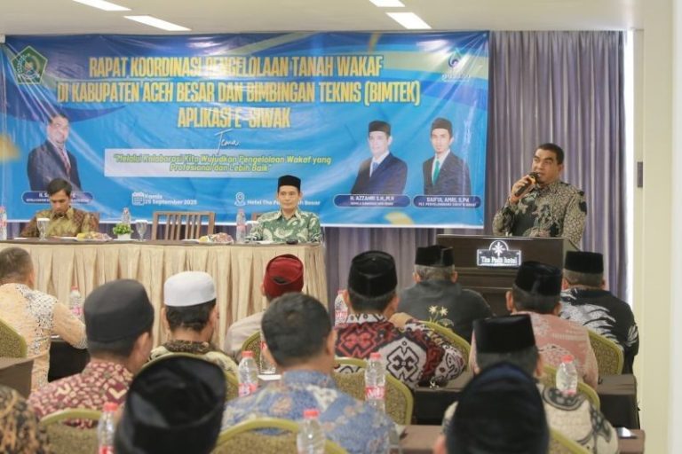 96 Persil Tanah Wakaf di Aceh Besar Disertifikasi untuk Dongkrak Ekonomi Umat