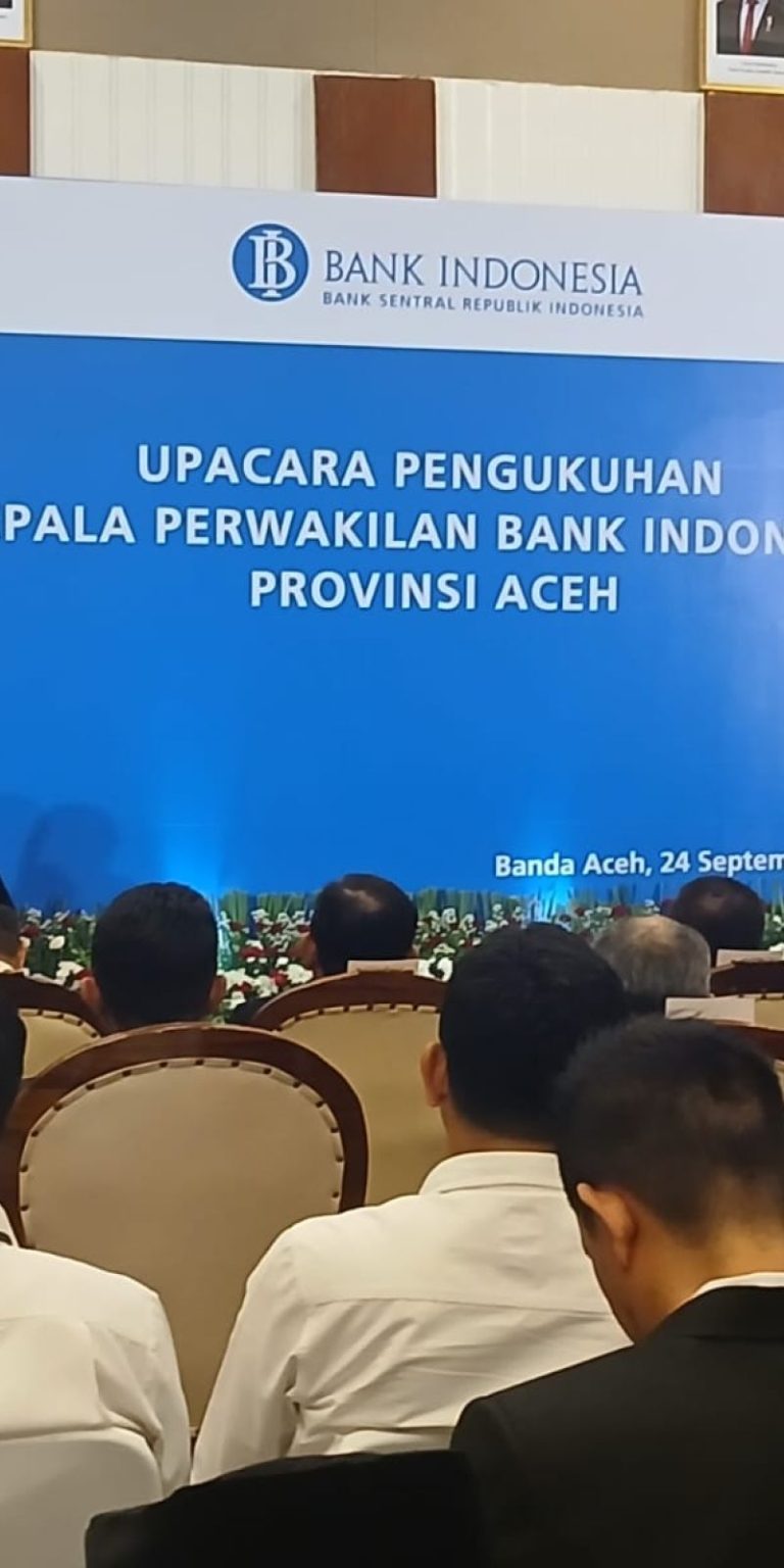Perekonomian Aceh Masih Jadi Tantangan, Butuh Sumber Pertumbuhan Baru