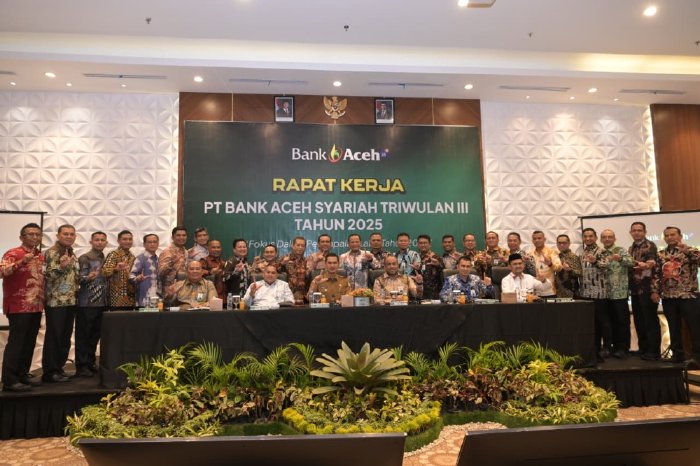 Sekretaris Daerah Aceh Buka Rapat Kerja Triwulan III Bank Aceh