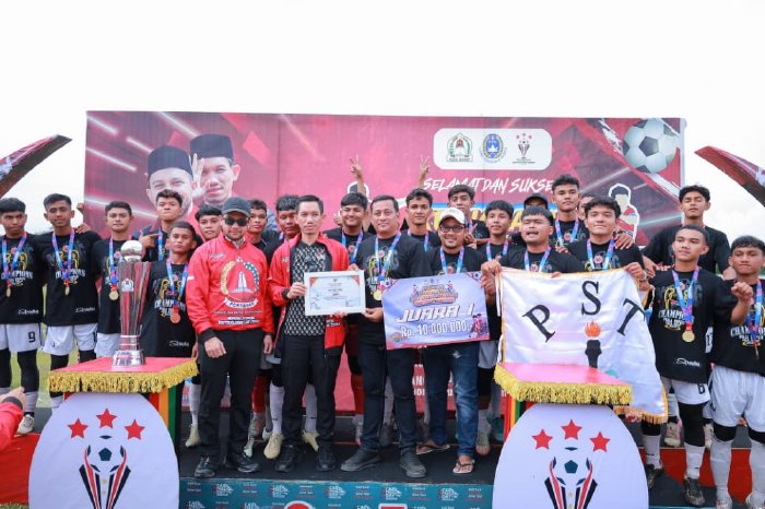 Suak Timah PST Juarai Piala Bupati dan Wakil Bupati Aceh Barat U20 Tahun 2025