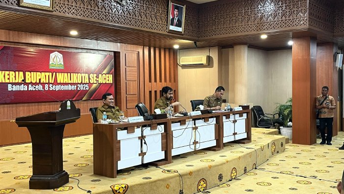 Gubernur Aceh Pimpin Rapat Kerja Bersama Bupati/Wali Kota dan Kepala SKPA