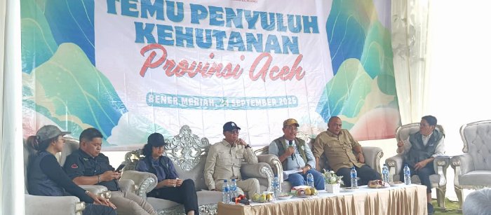 Kadis LHK Aceh Jadi Narasumber Kunci dalam Temu Penyuluh Kehutanan Se-Aceh