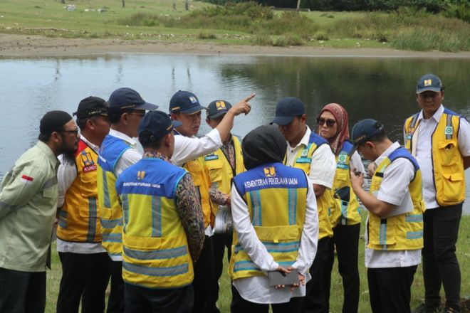 Dirjen SDA Tinjau Rencana Pembangunan Kolam Retensi untuk Atasi Banjir di Aceh Barat