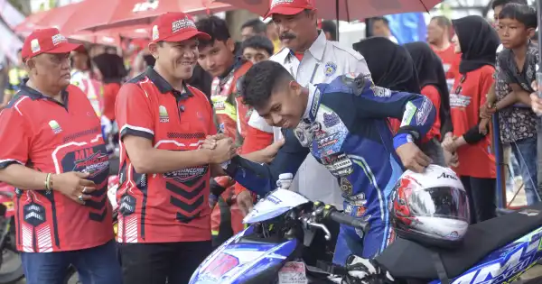 Wagub Aceh Resmi Buka Open Turnamen Road Race 2025, Diikuti 250 Pembalap dari Aceh-Sumut