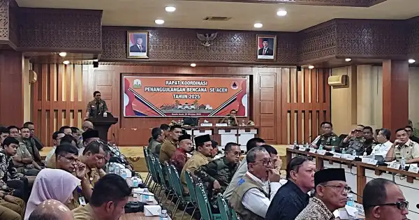 Pemerintah Aceh dan BNPB Koordinasikan Strategi Penanggulangan Bencana 2025
