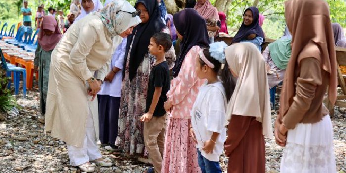 Ke Pedalaman Aceh Utara, Kak Na Hibur Anak Yatim dan Dengarkan Aspirasi Masyarakat