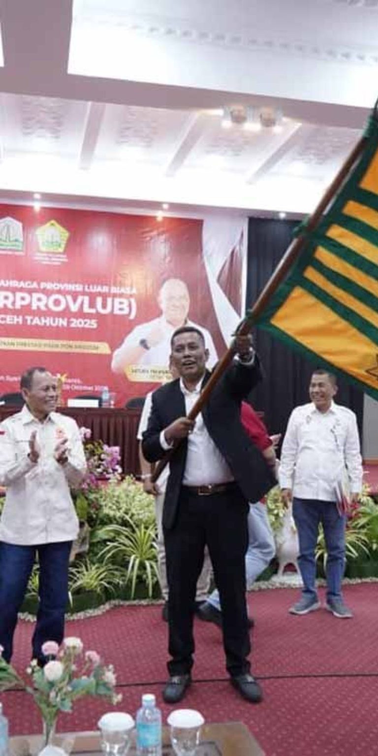 Pon Yaya Terpilih Secara Aklamasi Pimpin KONI Aceh Periode 2025-2029