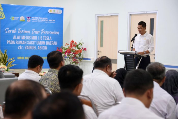 Sekretaris Daerah Aceh Resmikan Alat MRI 1,5 Tesla di RSUD Zainoel Abidin
