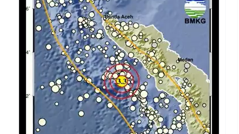 Sembilan Kali Gempa Guncang Aceh dalam Rentetan, Magnitudo Tertinggi 6,3 di Simeulue