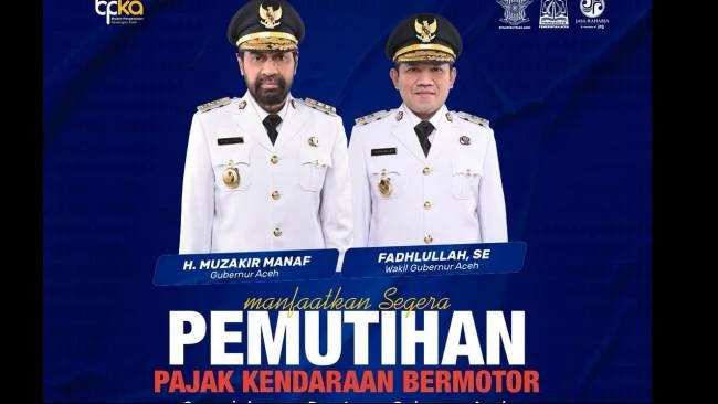 Pemutihan Pajak Kendaraan Bermotor Aceh Berlaku Mulai 12 November 2025