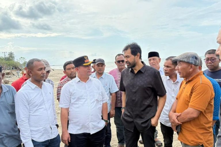 Abrasi Parah di Aceh Utara: 38 Rumah dan Jalan Desa Tenggelam, Mualem: Sangat Darurat