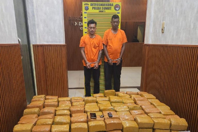 Dua Kurir Ganja 255 Kg Asal Aceh Diselidiki Polda Sumut, Pengendali Diduga Warga Nagan Raya