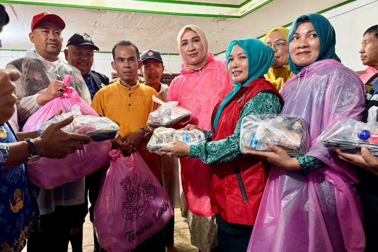 First Lady Aceh Temui Warga Terdampak Banjir di Matang Kareung