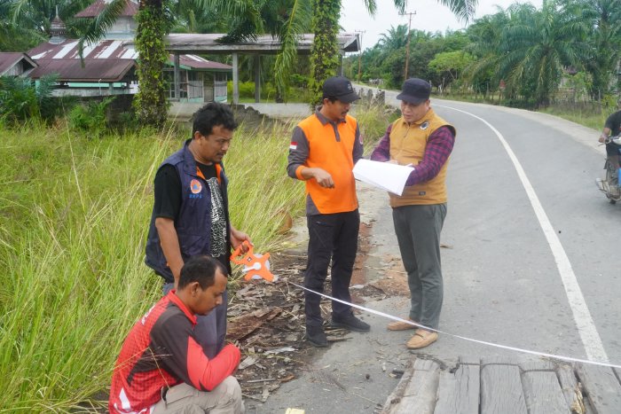 Pemulihan Infrastruktur Pascabencana: BPBA Tinjau Enam Titik Kerusakan di Nagan Raya