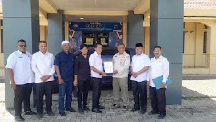 Ormas Islam dan OKP Aceh Didampingi Dinas Syariat Islam Laporkan Dugaan Pelanggaran ke Polda Aceh