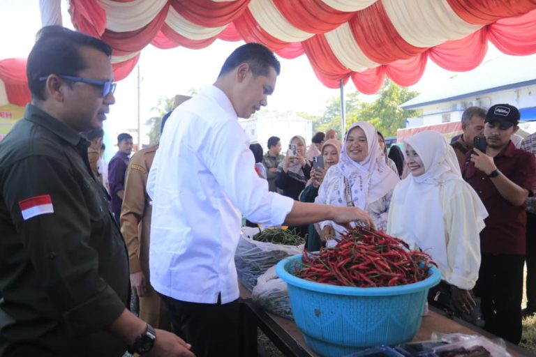 Tinjau Gerakan Pangan Murah di Meulaboh, Sekda Tekankan Stabilitas Harga Selama Ramadhan