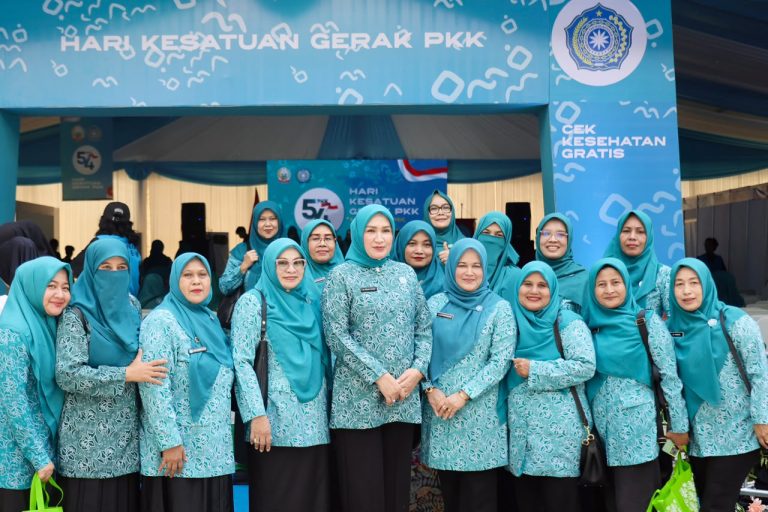 Ketua TP PKK Aceh Hadiri Pembukaan HKG PKK Nasional ke-54 dan HUT Dekranas ke-46