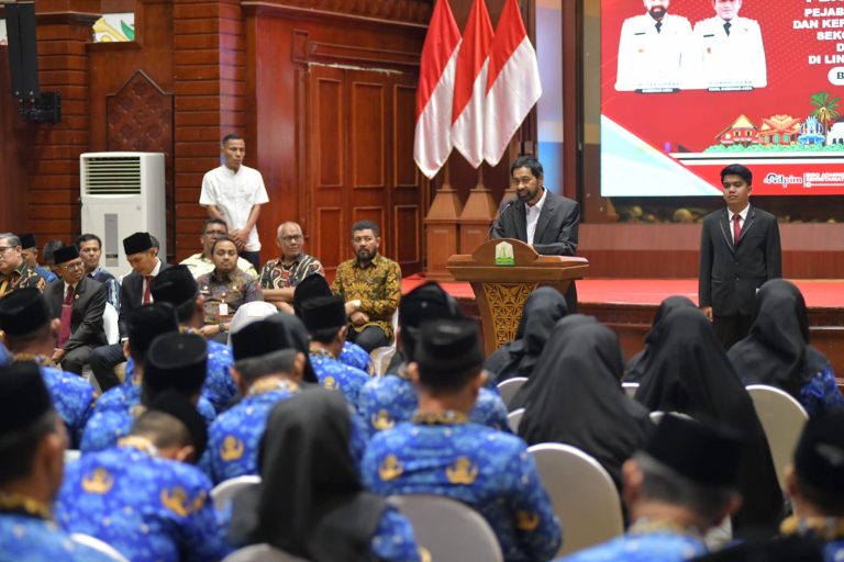 Untuk Pertama Kalinya, 248 Kepala SMA, SMK dan SLB se-Aceh Dilantik Langsung oleh Gubernur Aceh