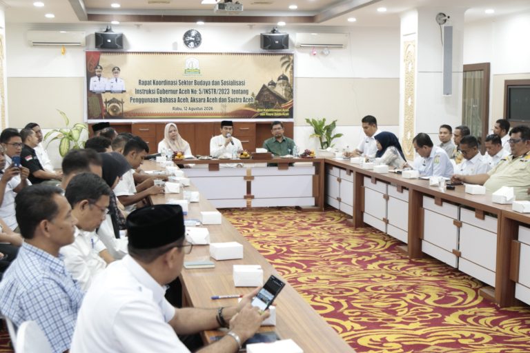 Pemerintah Aceh Gelar Rakor Budaya, Ajak Masyarakat Tingkatkan Penggunaan Bahasa dan Aksara Aceh