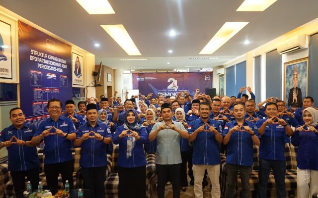 Pidato Perdana Sayuti, Bongkar Empat PR Besar Demokrat Aceh
